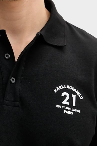 ΜΠΛΟΥΖΑ POLO KARL LAGERFELD - 990 ΜΑΥΡΟ